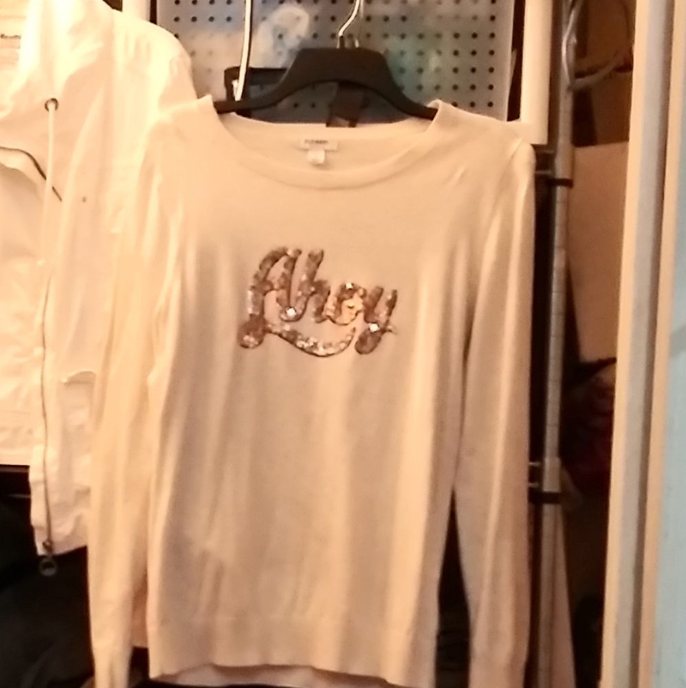 Old Navy Sequin Sweater in Large
